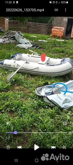 Лодка надувная бу