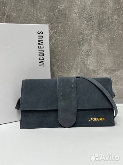 Сумка Jacquemus le bambino long замша