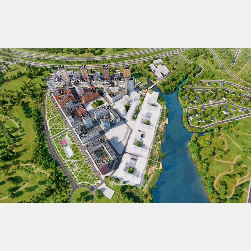 3-к. квартира, 69,3 м², 17/18 эт.