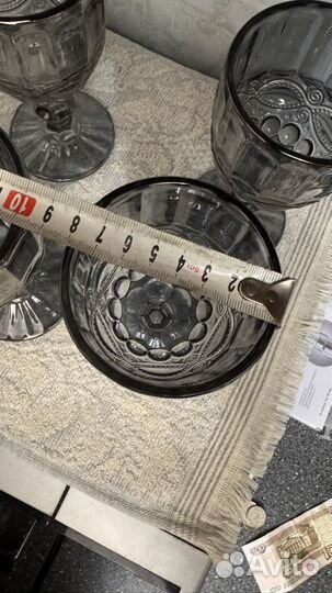 Фужеры цветное стекло