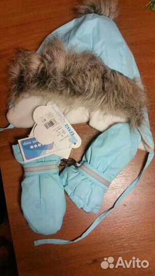 Шапка и рукавички детские