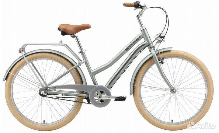 Велосипед 26д. Stark'23 Comfort Lady, серебристый