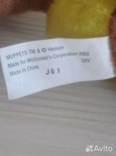Редкая игрушка из Макдоналдса 2002 Muppets новая