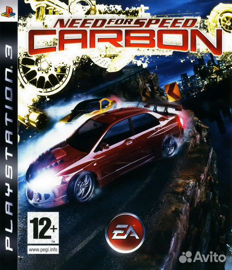 Need for Speed Carbon PS3, английская версия