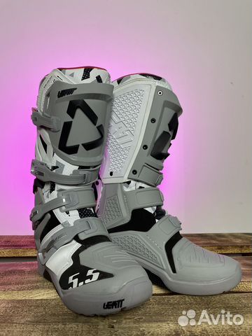 Мотоботы Leatt 5.5 Flexlock Enduro Grey
