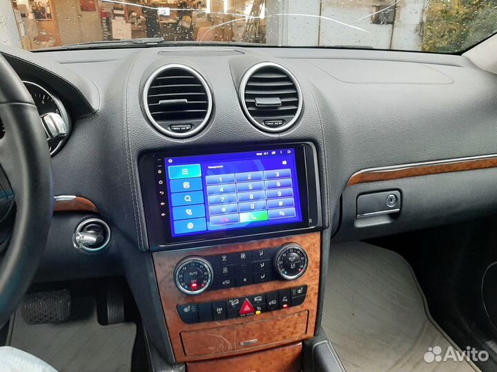 Android магнитола Mercedes ML / GL 164, есть Teyes