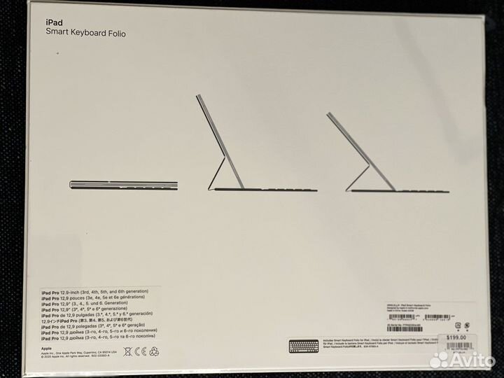 Клавиатура Apple magic keyboard iPad 12,9 pro