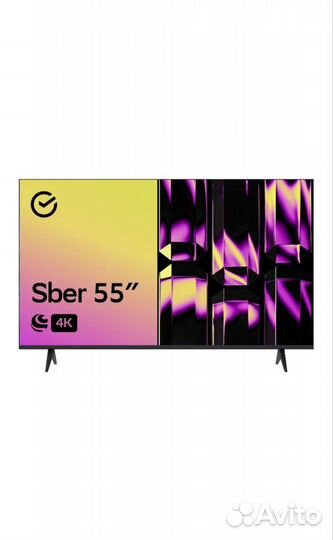 Телевизор Sber SDX-55U4126, 55, 4K (Гарантия)