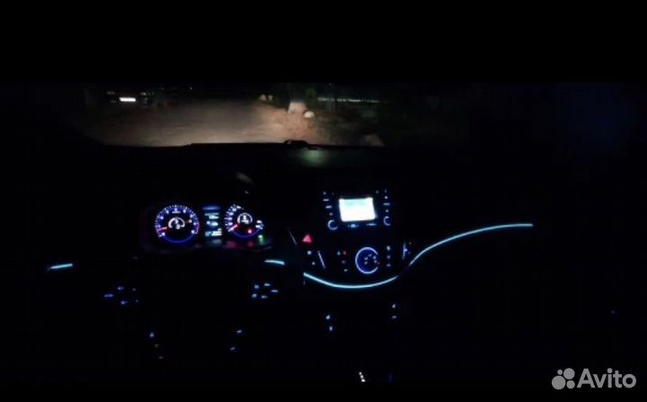 Гибкий неон со шлейфом 12в