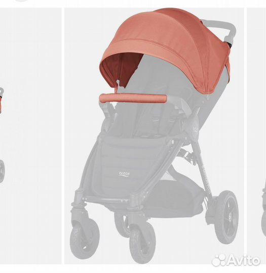 Текстиль кап капор britax b-motion plus, b-agile