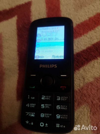 Philips xenium E111 blue. Новый