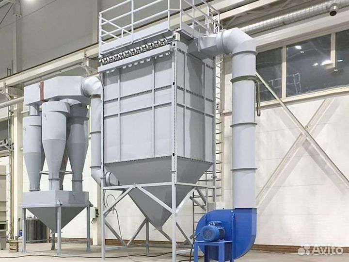 Циклонный пылеуловитель (фильтр промышленный)