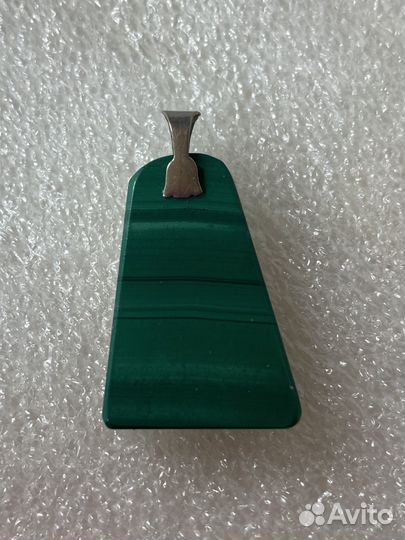 Кулон из малахита. Винтаж. СССР