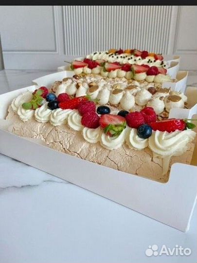 Меренговый рулет на заказ