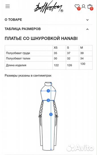 Платье bat norton Hanabi