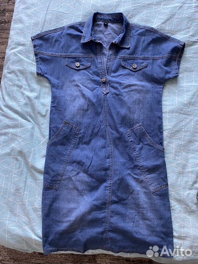 Джинсовое платье новое