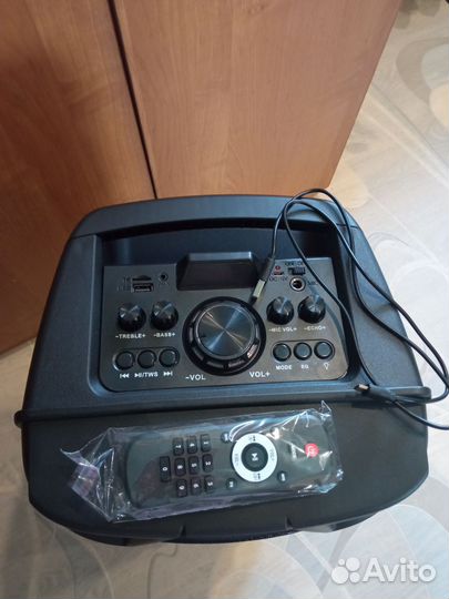 Музыкальная колонка, большая, напольная, c беспров