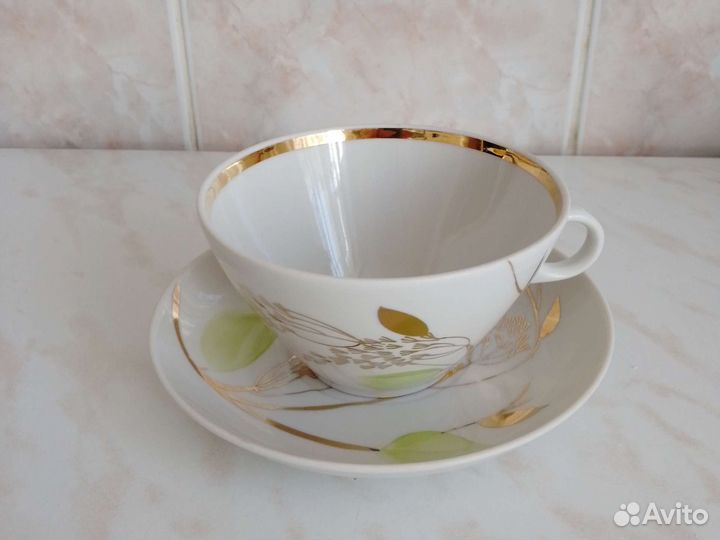 Чашка с блюдцем
