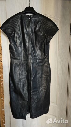 Кожаное платье натуральная кожа