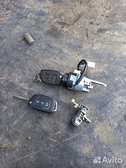 Замок зажигания с ключами hyundai solaris