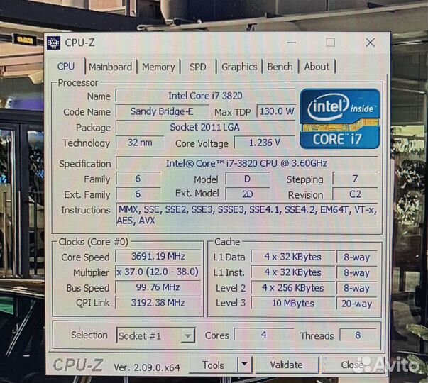 Игровой пк i7 3,6 GHz, 16gb, gtx1060 6Gb, SSD250