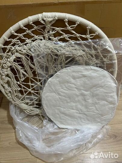 Подвесное кресло качель с подушкой