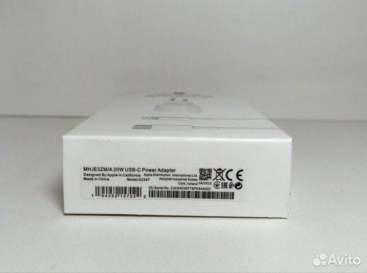 Комплект быстрой зарядки iPhone 20w