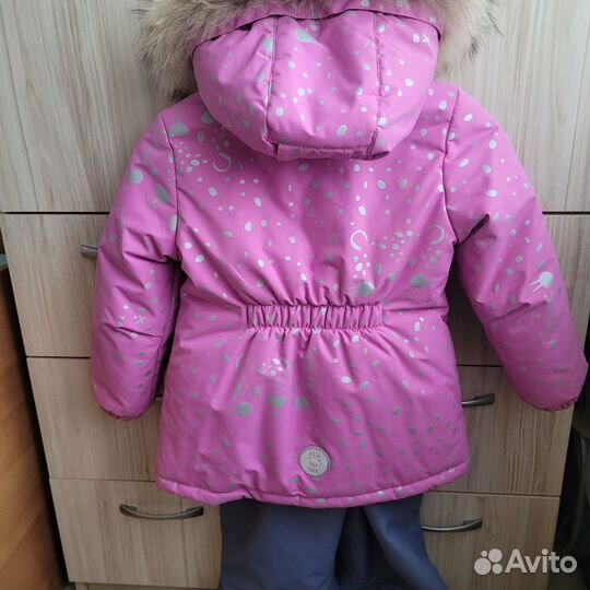 Зимний костюм для девочки 110