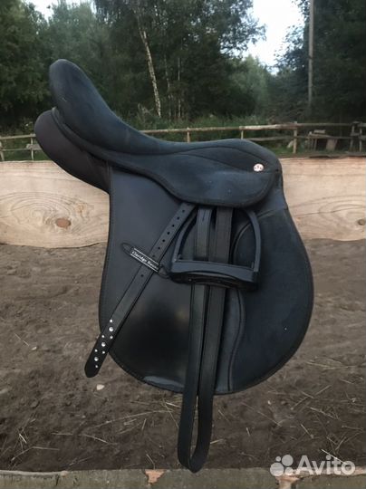 Седло для лошади синтетическое, бинты