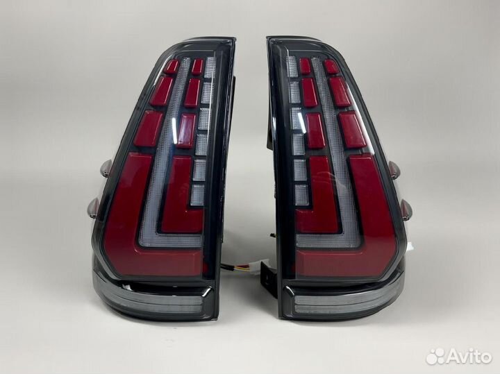 Стопы Toyota Land Cruiser Prado 120 Красные S2425