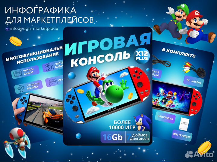 Инфографика для маркетплейсов wildberries ozon