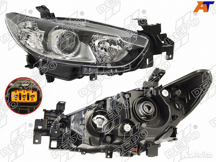 Фара mazda 6 /atenza 12-15 RH галоген, под коррект