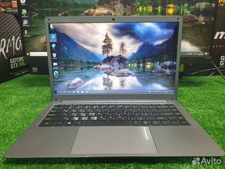 Новый ноутбук на n3350 6gb DDR4 120ssd