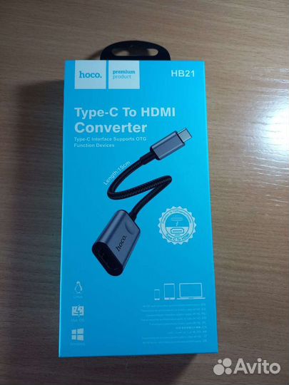 Переходник type c на hdmi