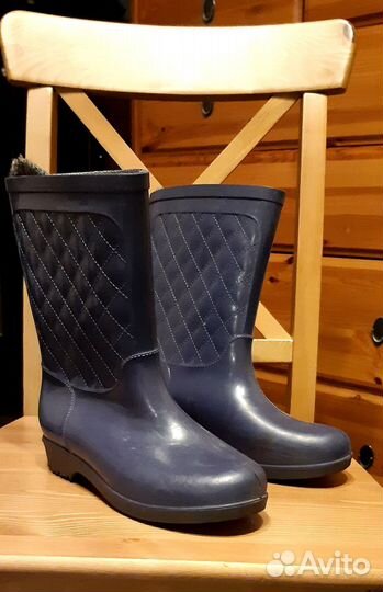 Резиновые сапоги женские р. 38