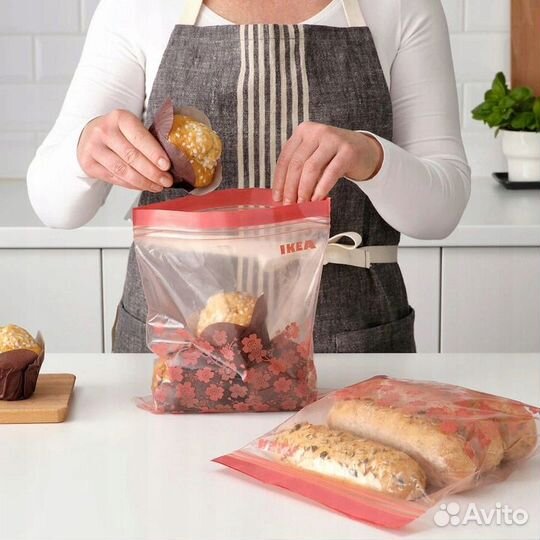 Многоразовые зип пакеты истад IKEA
