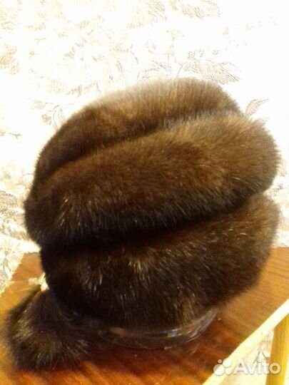 Шапка норковая женская
