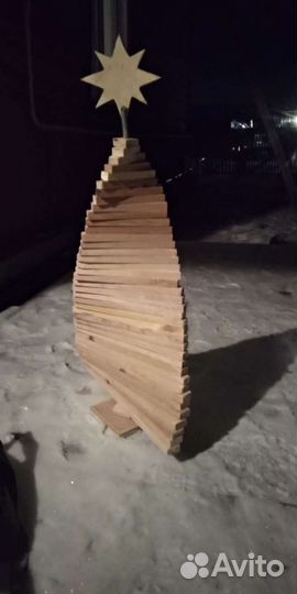 Ёлка,подставка,игрушка из дерева,декор