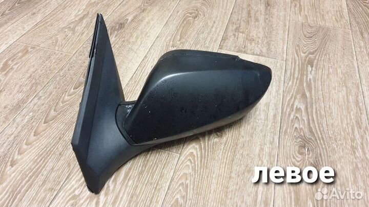 Левое боковое зеркало Hyundai Solaris 2010-2014 г