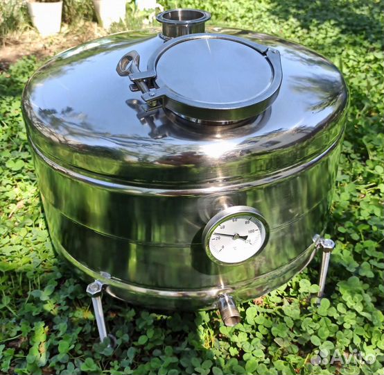 Перегонный куб 30л. из пивной кеги, люк4