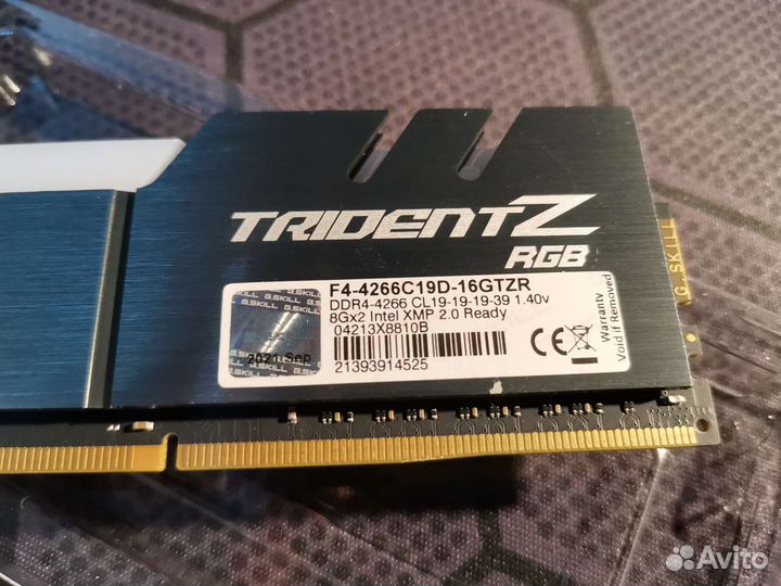 DDR4 G. skill 16Gb kit 4266 CL19