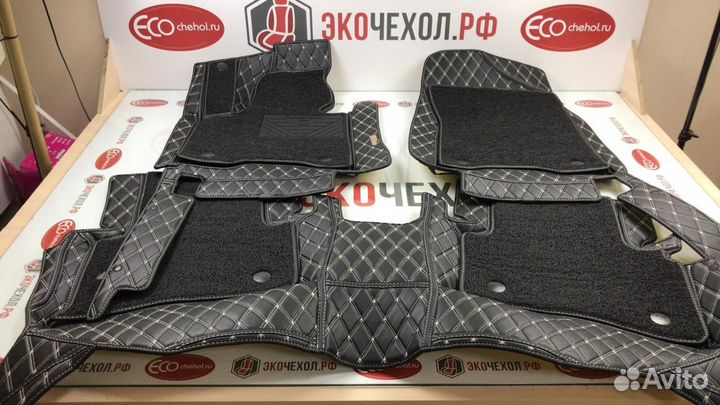 3D Коврики Mercedes GLE W166 V167 C292 C167 Экокож