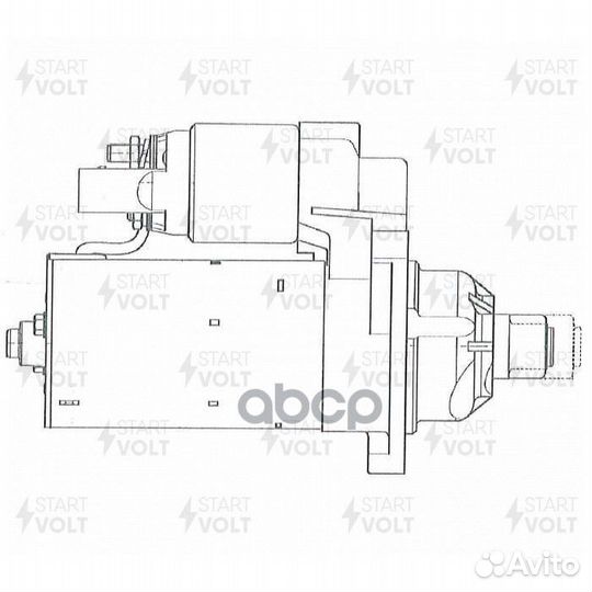 Стартер для а/м VAG Passat B6 (05) /Touran (03