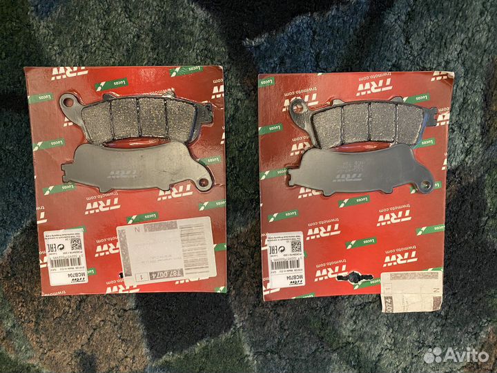 Передние тормозные колодки для мотоцикла