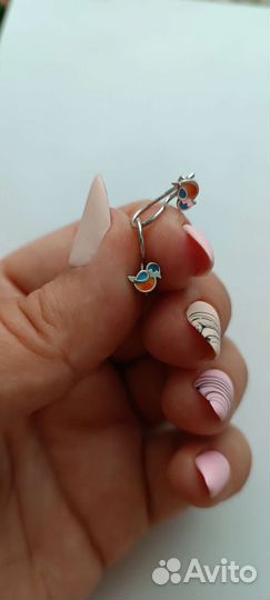 Серебряные серьги