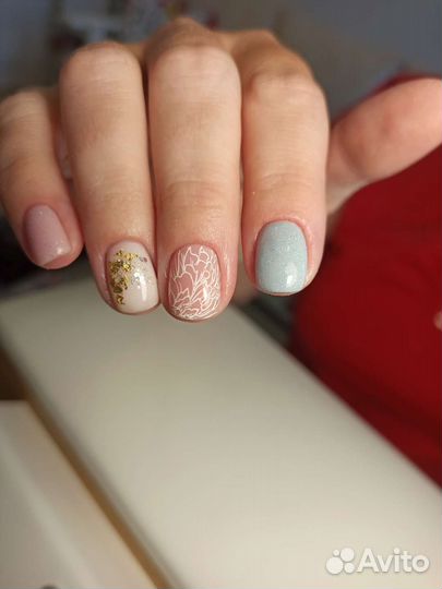 Маникюр с покрытием однотон комплекс