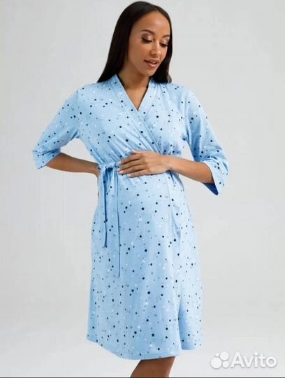 Комплект халат и сорочка 44 размер