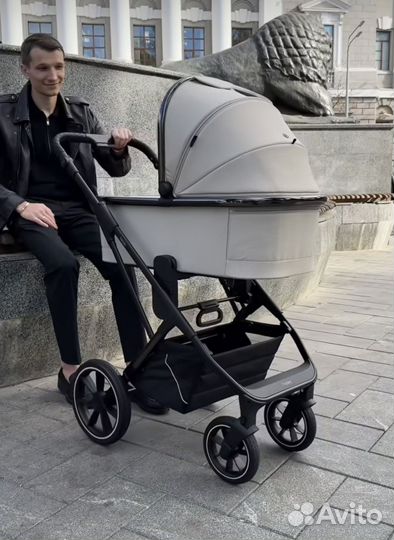 Коляска Peppy Tecla 2 в 1 Stone Chrome