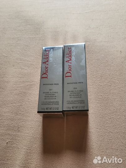 Dior addict lip glow 001,004