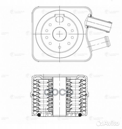 Радиатор маслянный VW passat B5 1.8-2.0/1.9TDi